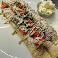 MAPLE SYRUP, BLUEBERRIES STRAWBERRY MOUSSE HONEY JAM